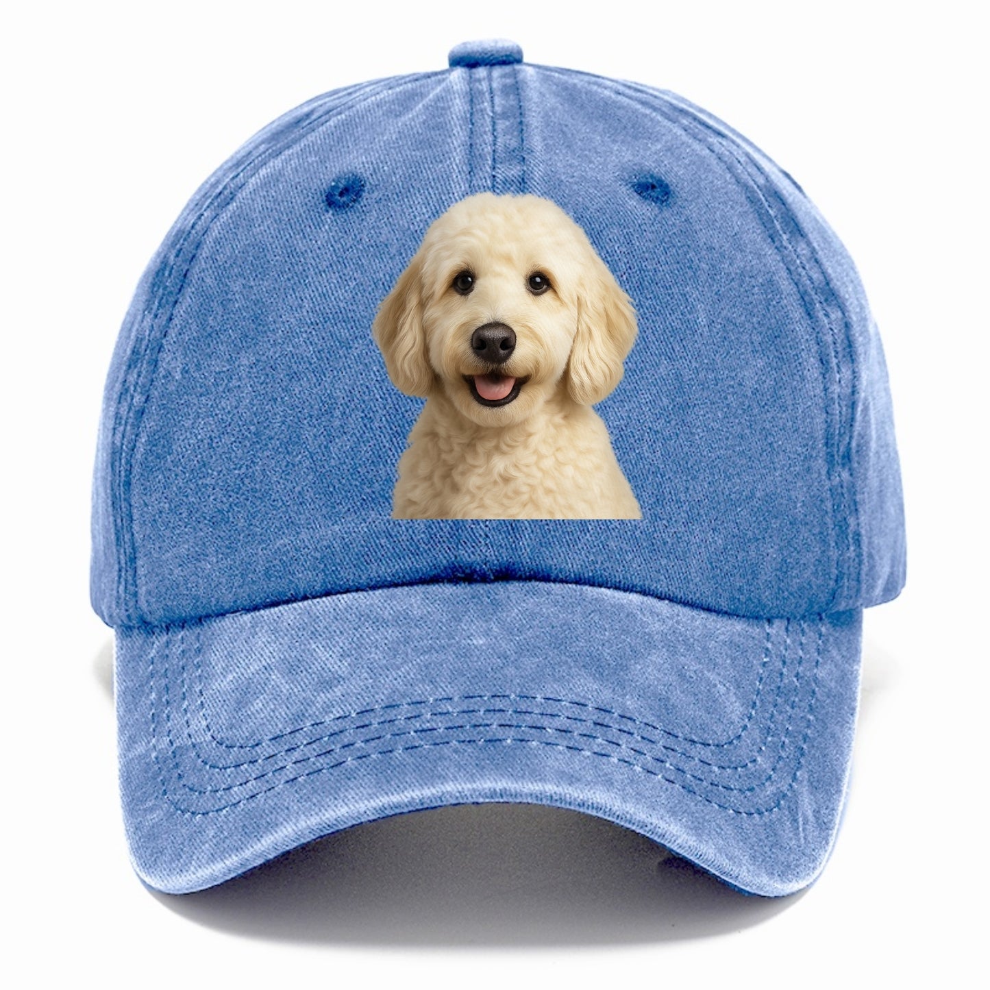 english cream doodle portrait design Hat