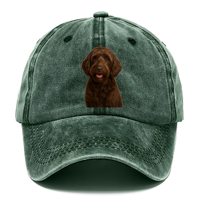 labradoodle portrait design Hat