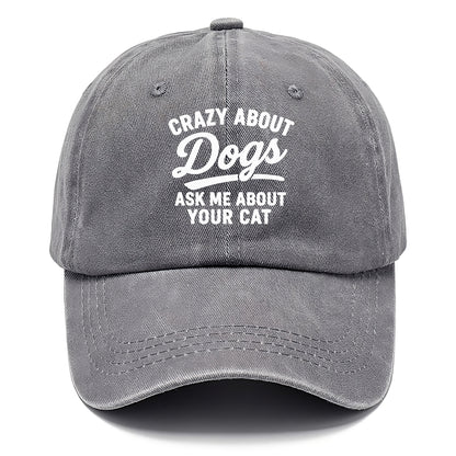 crazy about dogs cats Hat