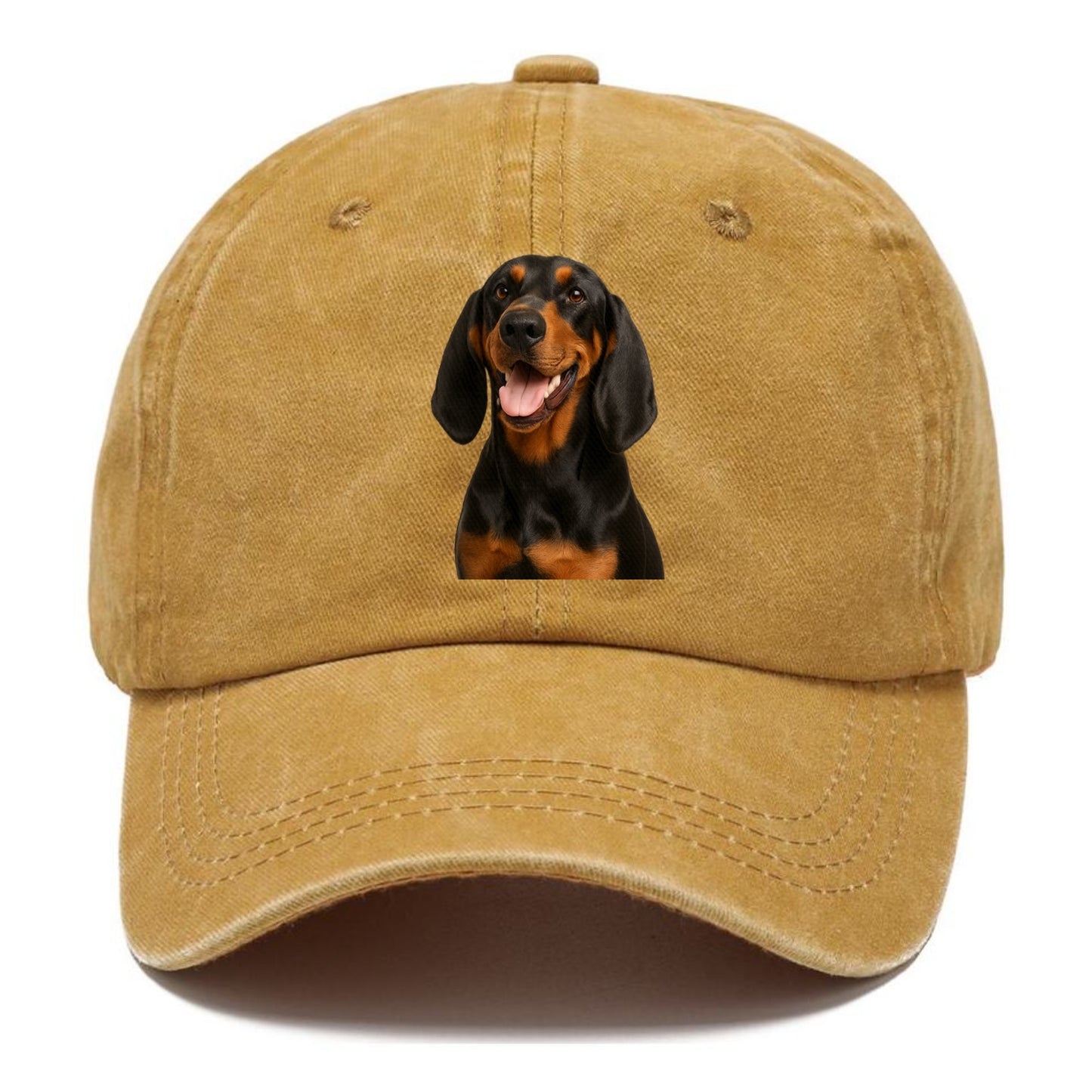 black & tan coonhound: noble trailblazer Hat