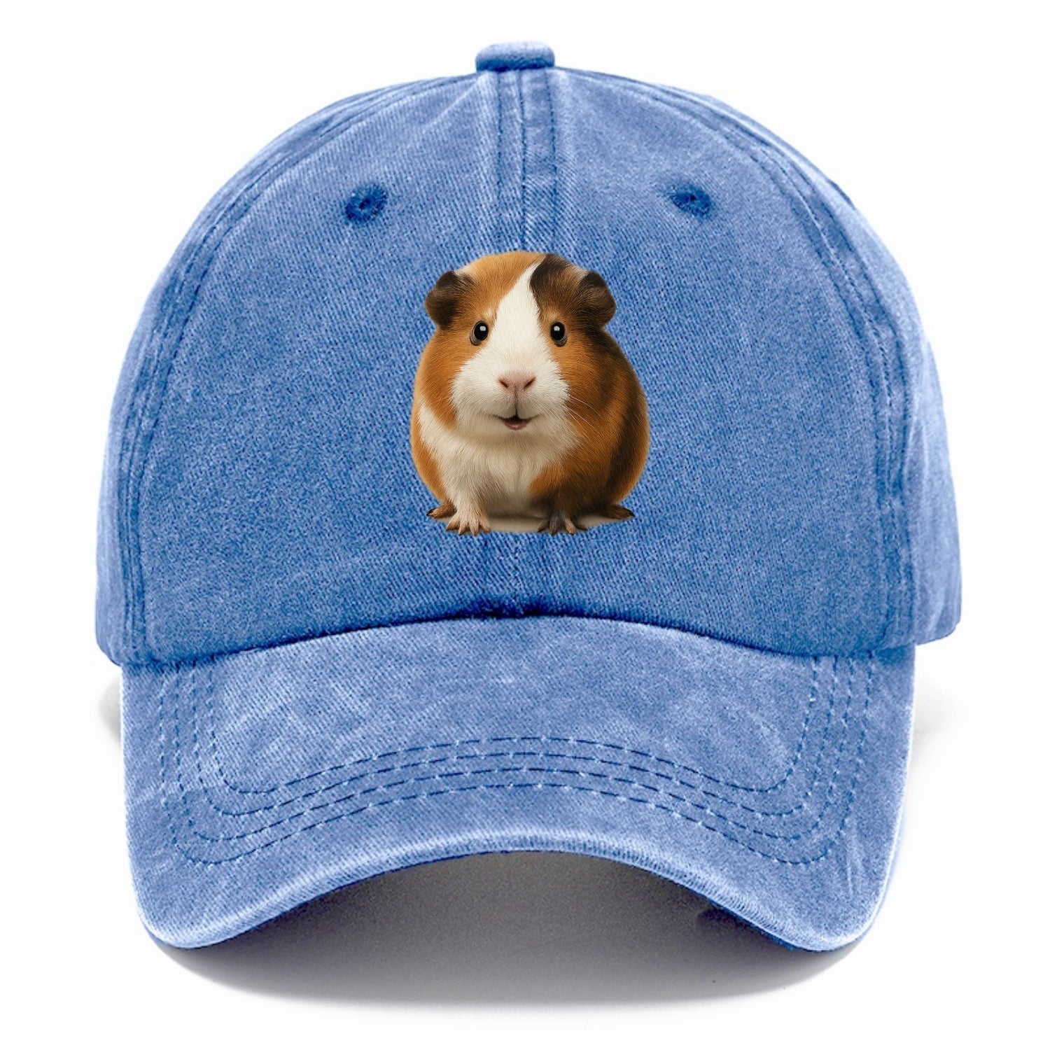 adorable guinea pig portrait design Hat