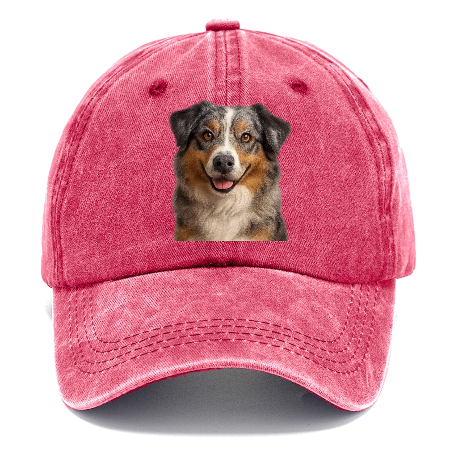 australian shepherd portrait design Hat