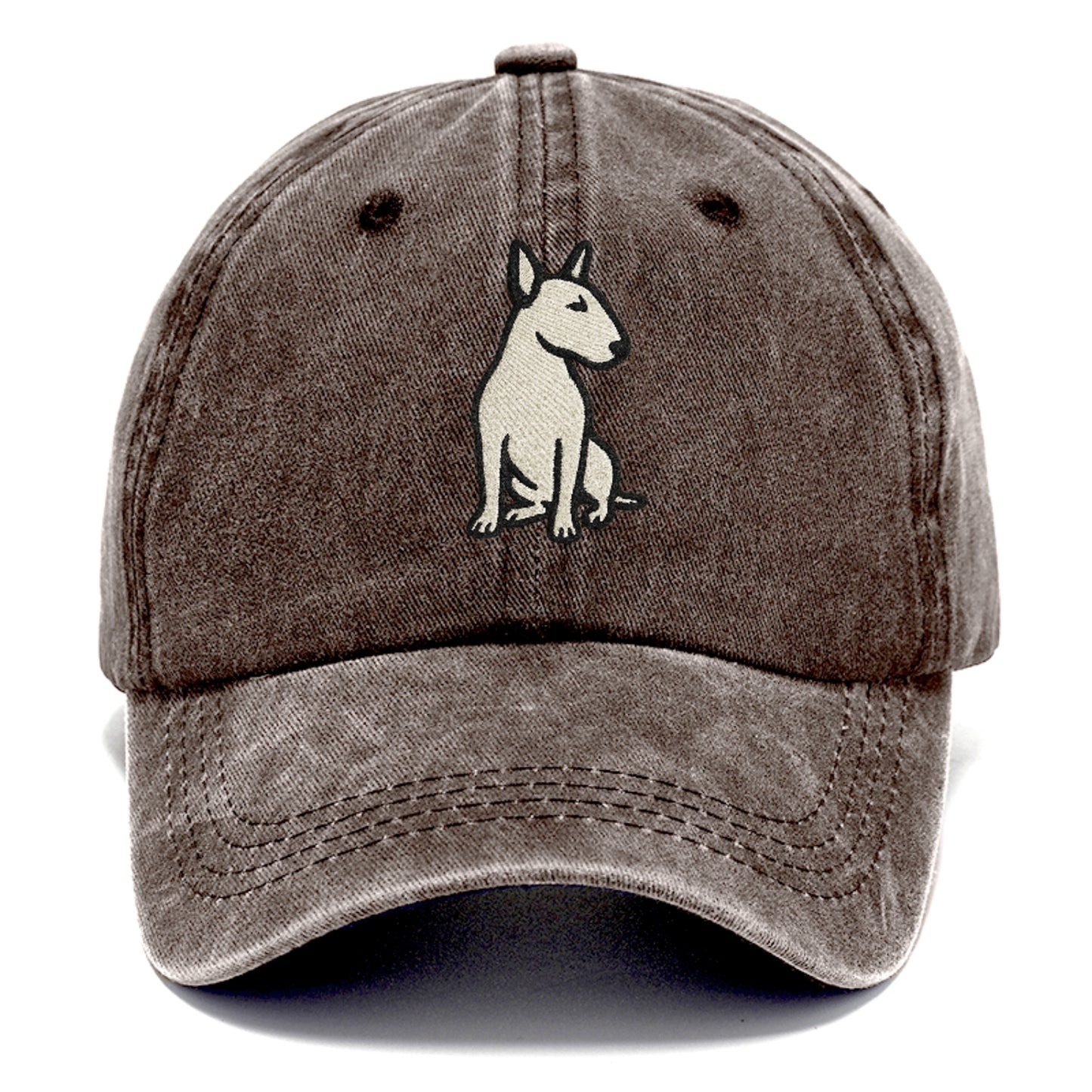 Miniature Bull Terrier White Pose Hat