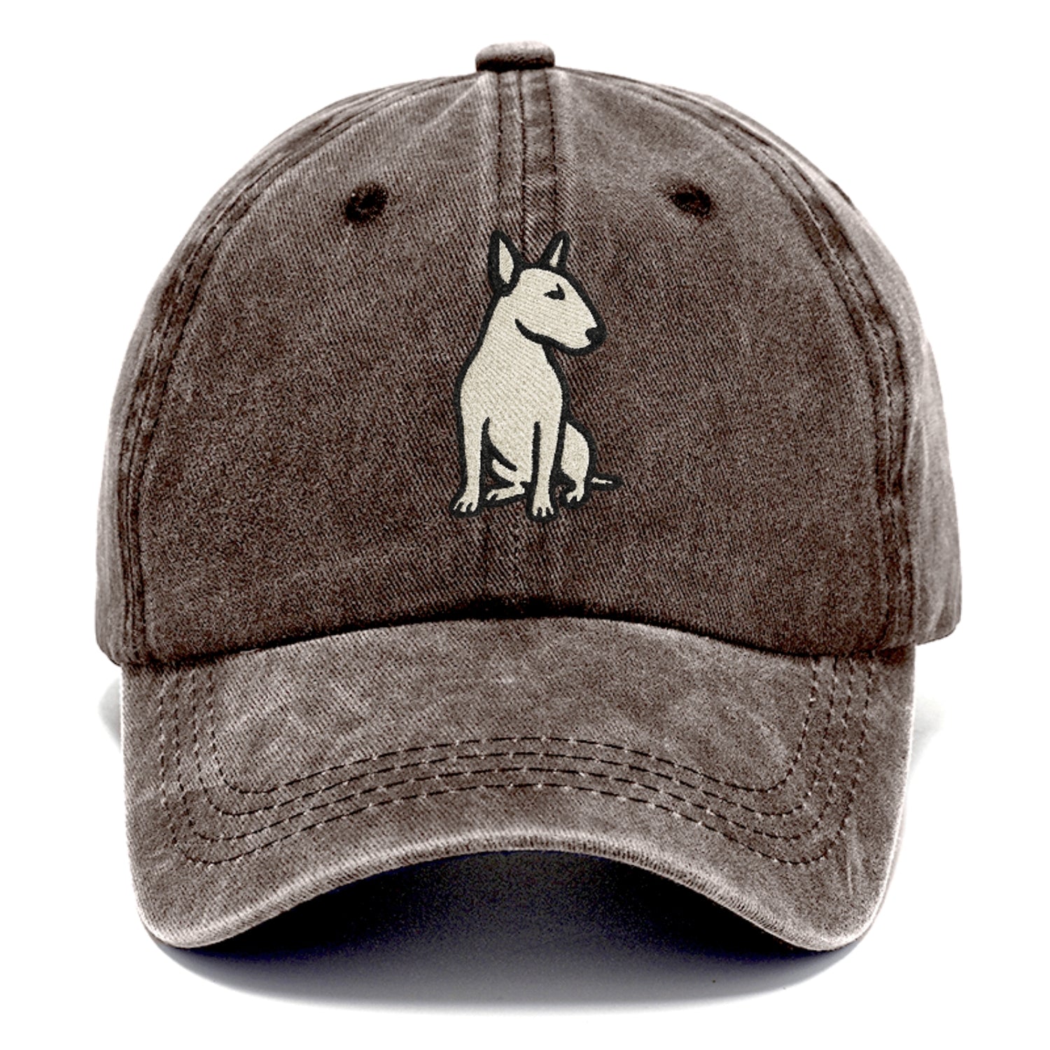 Miniature Bull Terrier White Pose Hat