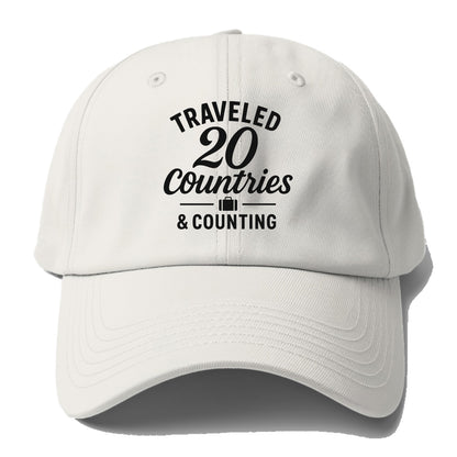 traveled twenty countries and counting Hat