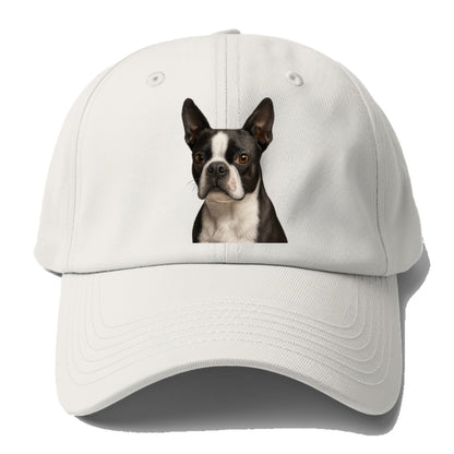 boston terrier portrait design Hat