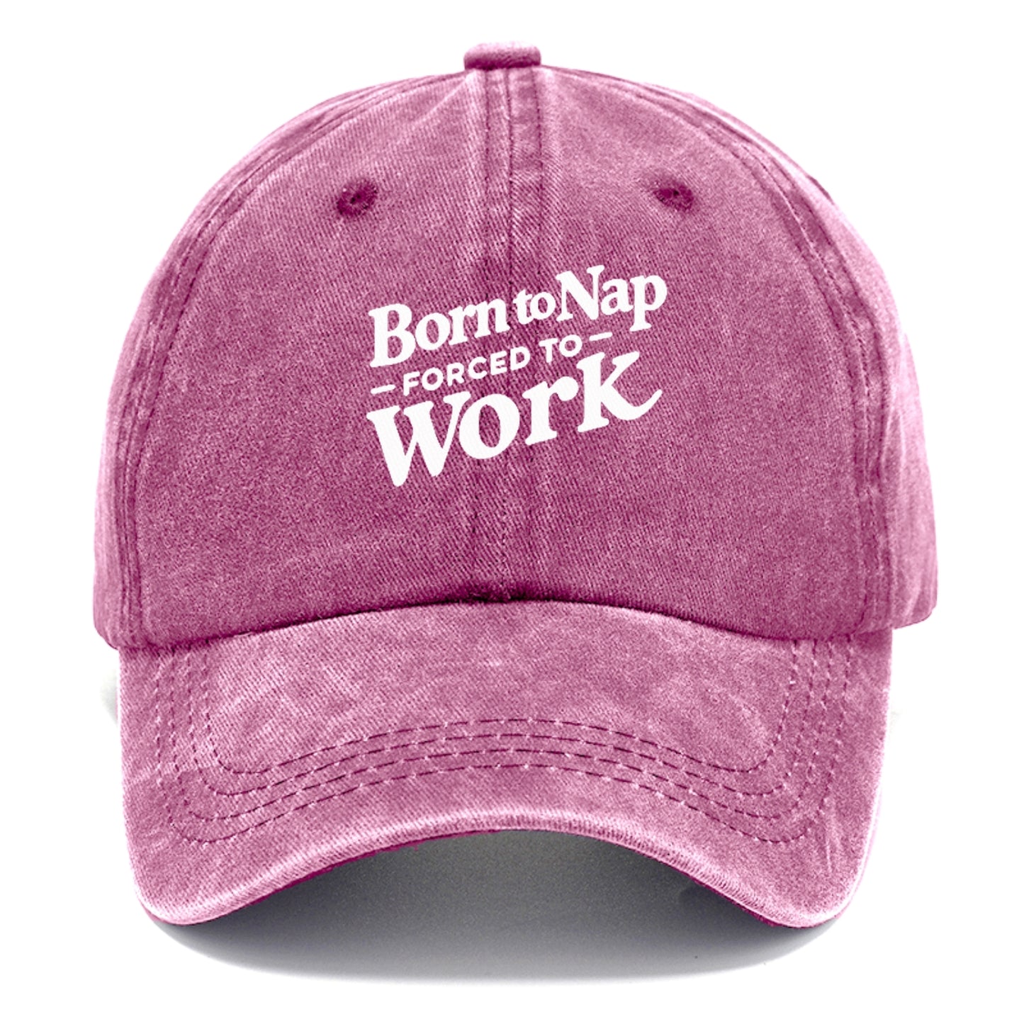 born to nap forced to work Hat