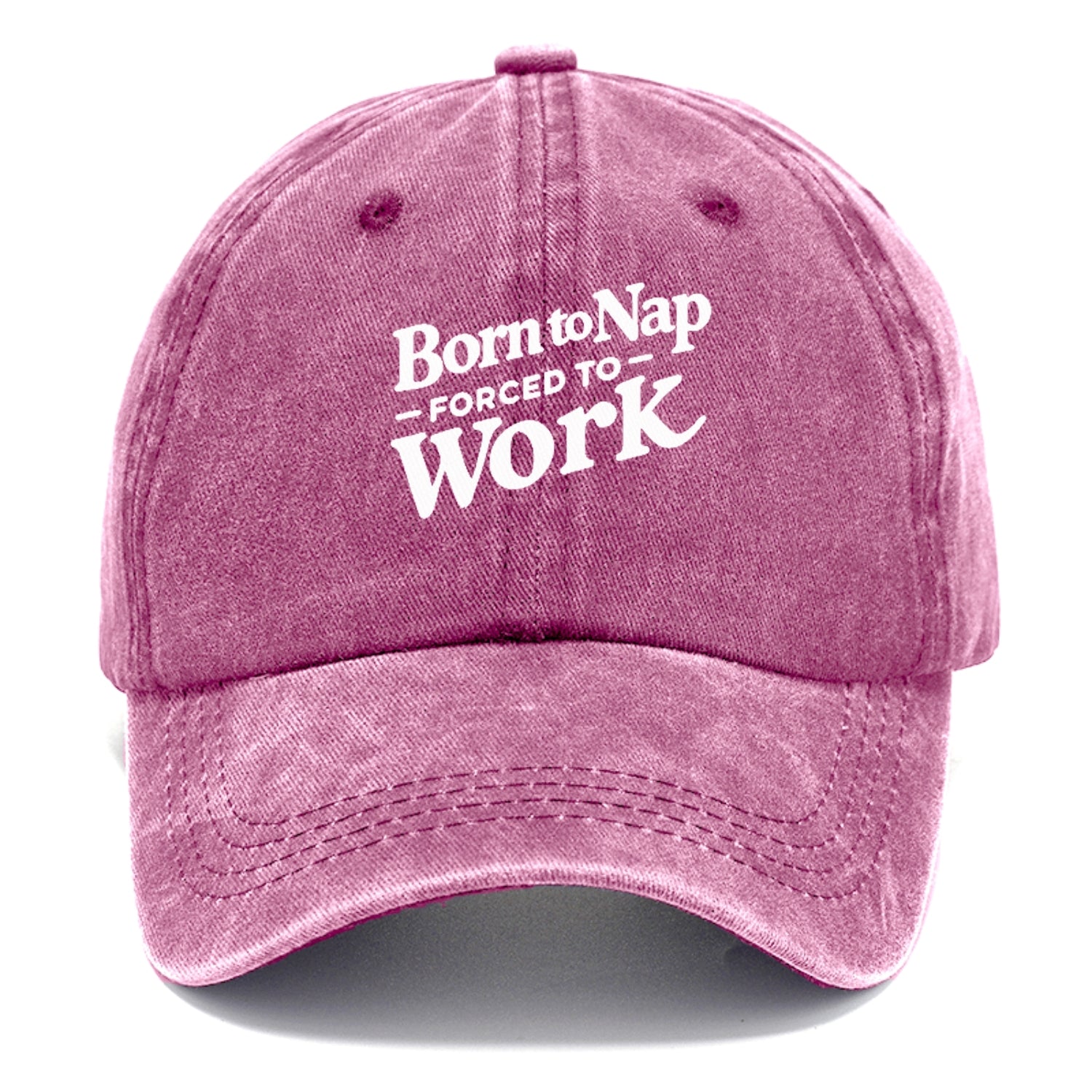 born to nap forced to work Hat
