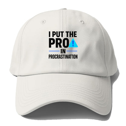 pro in procrastination Hat