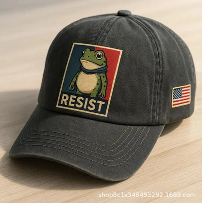 3D Frog Digital Print Baseball Cap | Unique Snapback Hat