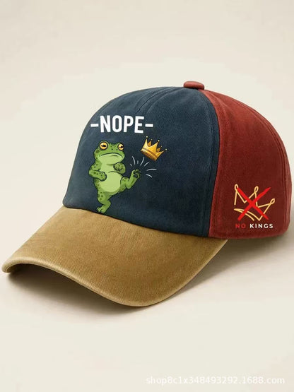 3D Frog Digital Print Baseball Cap | Unique Snapback Hat