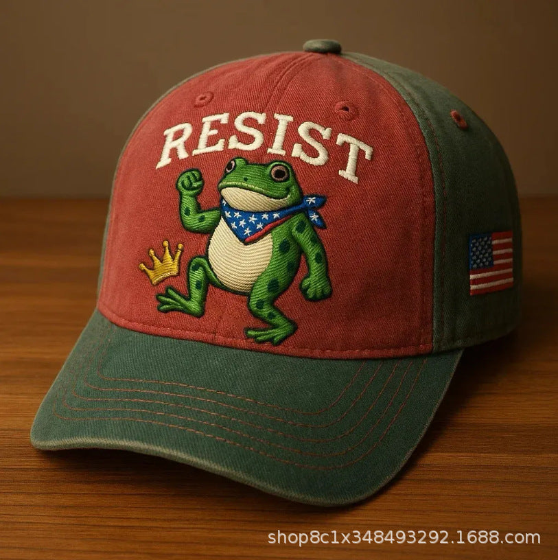 3D Frog Digital Print Baseball Cap | Unique Snapback Hat