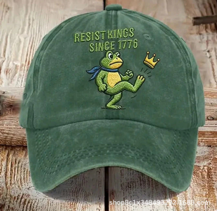 3D Frog Digital Print Baseball Cap | Unique Snapback Hat