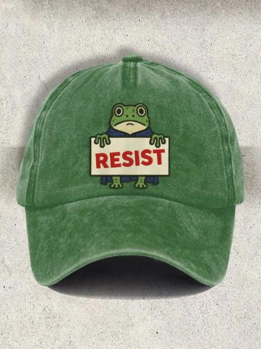 3D Frog Digital Print Baseball Cap | Unique Snapback Hat