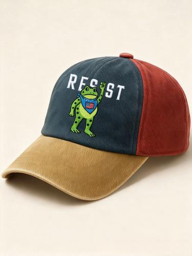 3D Frog Digital Print Baseball Cap | Unique Snapback Hat