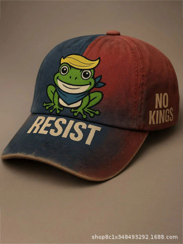 3D Frog Digital Print Baseball Cap | Unique Snapback Hat