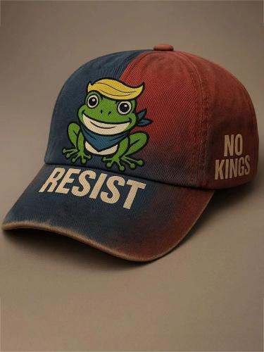 3D Frog Digital Print Baseball Cap | Unique Snapback Hat