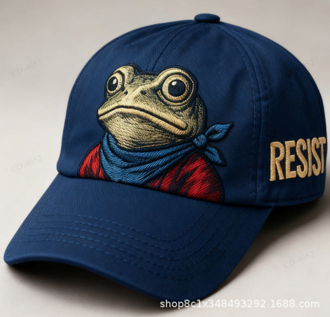 3D Frog Digital Print Baseball Cap | Unique Snapback Hat