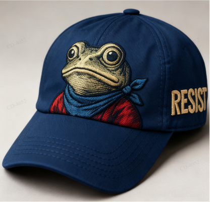 3D Frog Digital Print Baseball Cap | Unique Snapback Hat