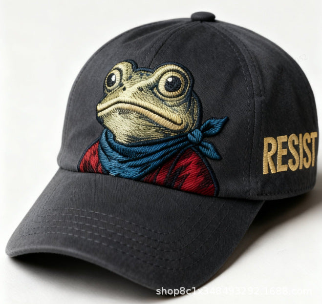 3D Frog Digital Print Baseball Cap | Unique Snapback Hat
