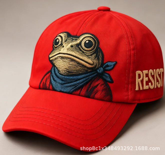3D Frog Digital Print Baseball Cap | Unique Snapback Hat