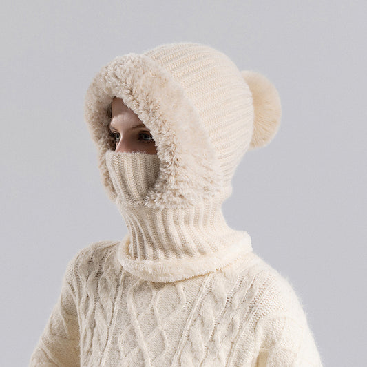3-in-1 Winter Hat Scarf Mask Set - Fleece Lined