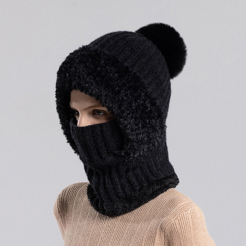 3-in-1 Winter Hat Scarf Mask Set - Fleece Lined