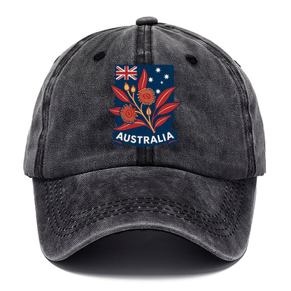 Australian Floral Patriotic Hat