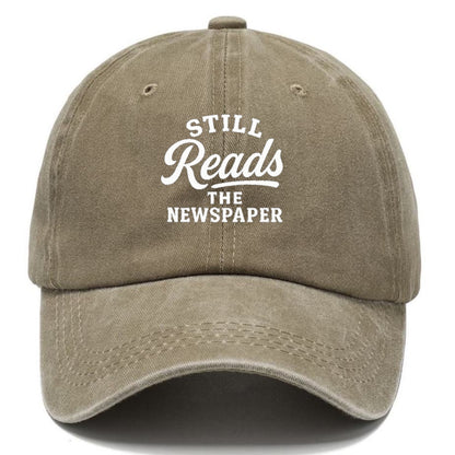 vintage newspaper reader hat design Hat