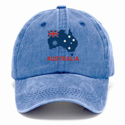 Australian Flag Map Hat