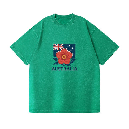 Australian Patriotic Floral Hat