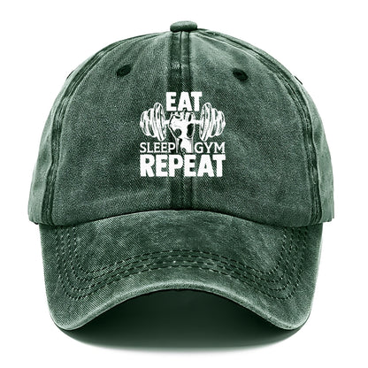 Eat Sleep Gym Repeat Hat
