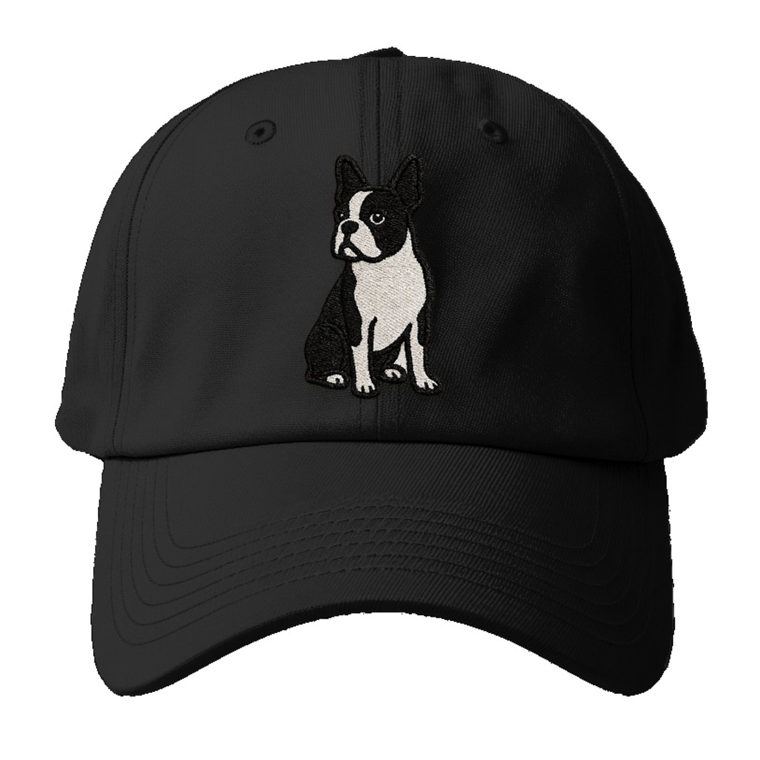 boston-terrier-black-white-tuxedo-charming-companion Hat