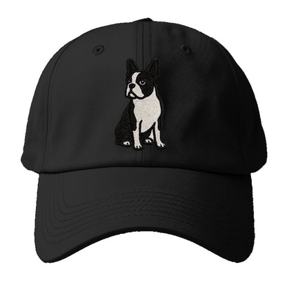 boston-terrier-black-white-tuxedo-charming-companion Hat