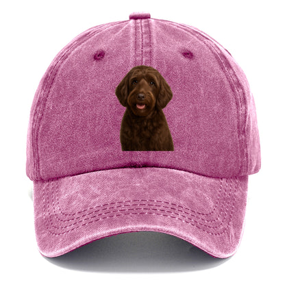 labradoodle portrait design Hat