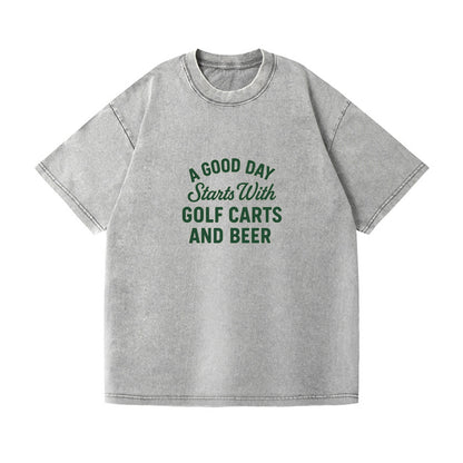 golf carts and beer saying Hat