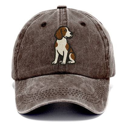 english-springer-spaniel-liver-white-loyal-companion Hat