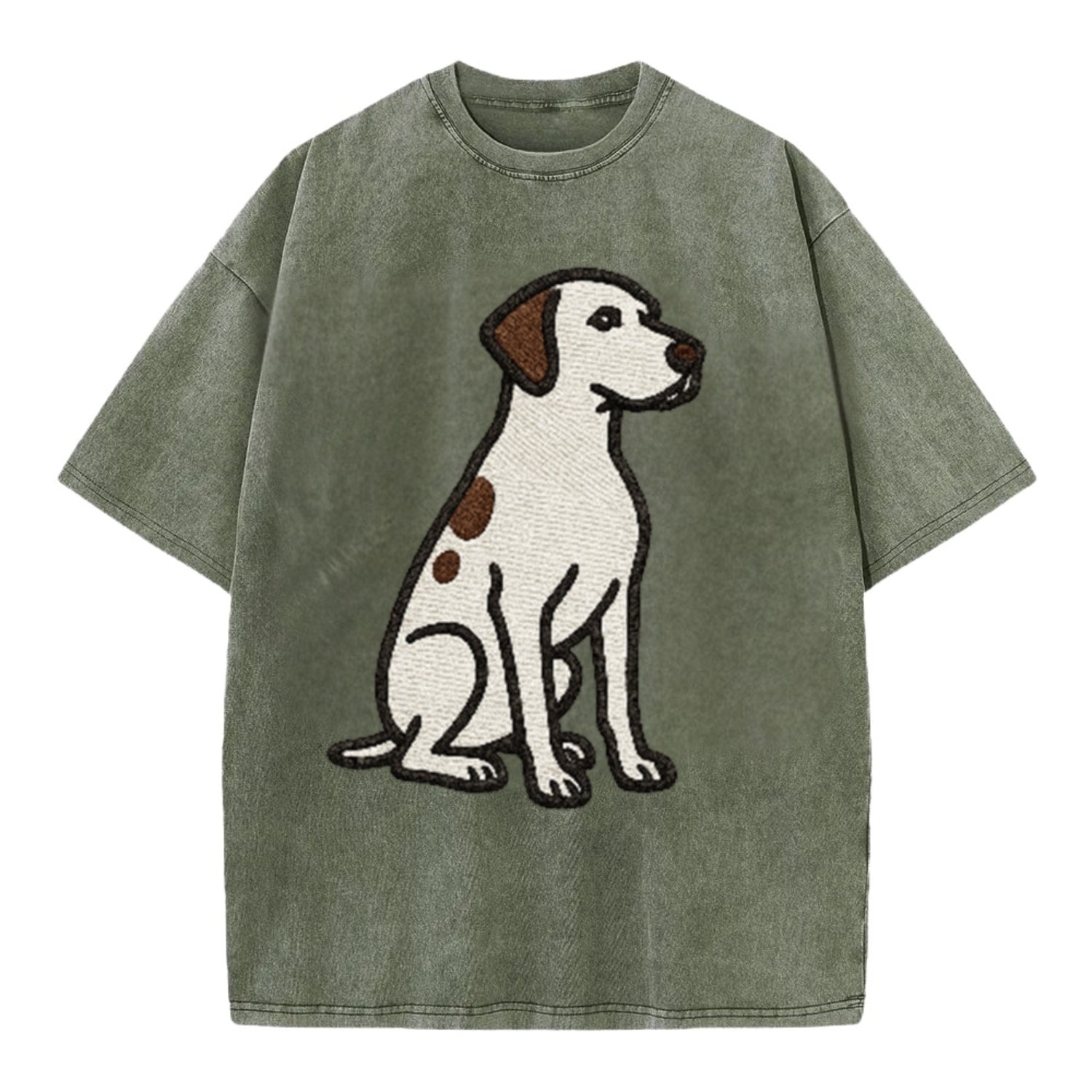 pointer-white-liver-spots-sitting-pose-loyal-spirit Hat