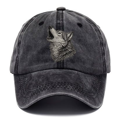 wolf howling Hat