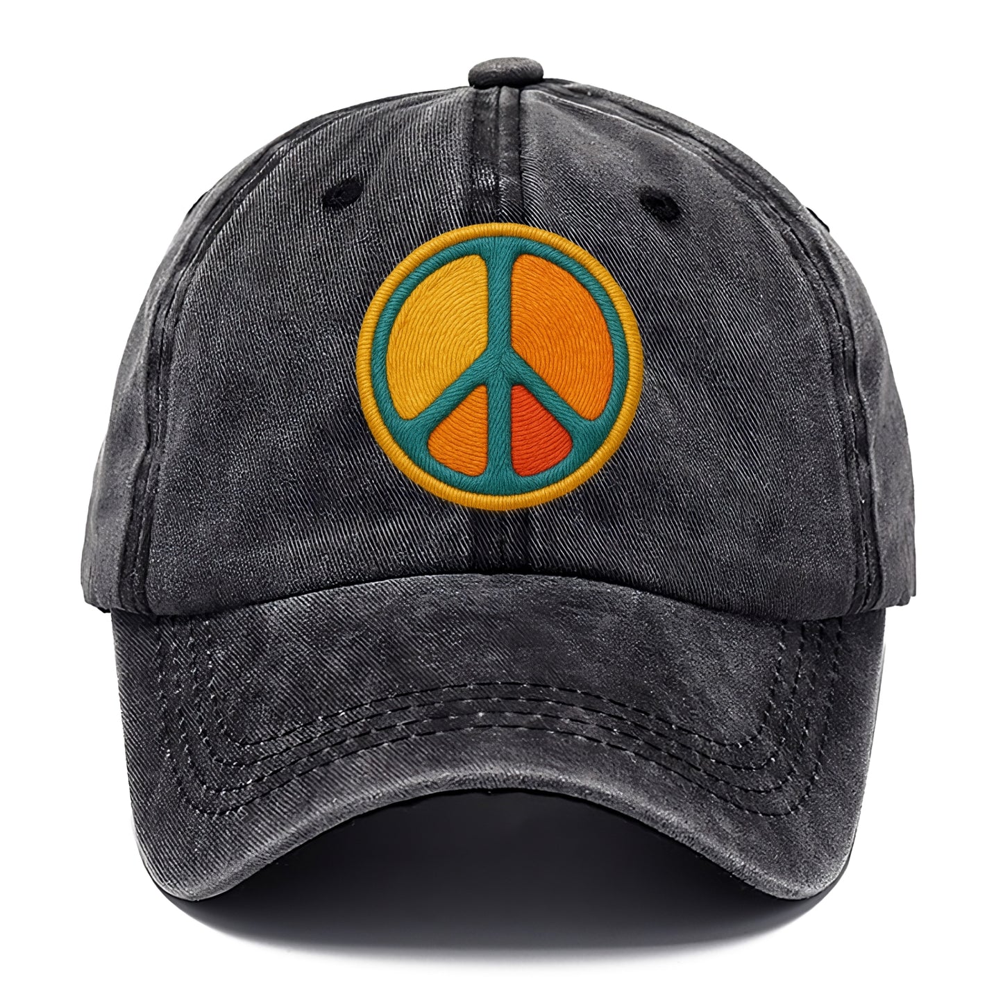 golden peace embroidered Hat