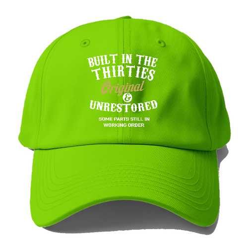 Built In The Thirties Original Unrestored Some Parts Still In Working Order Baseball Cap