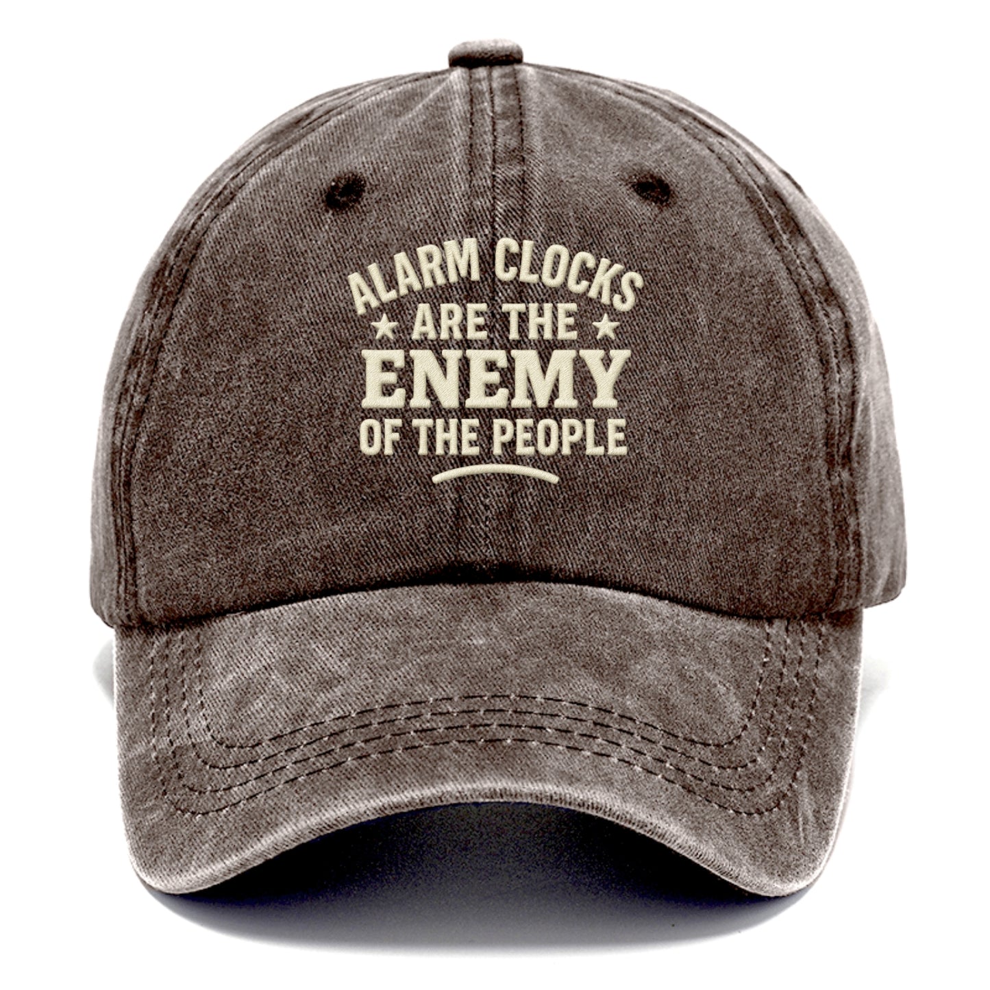 alarm clocks are the enemy of the people Hat