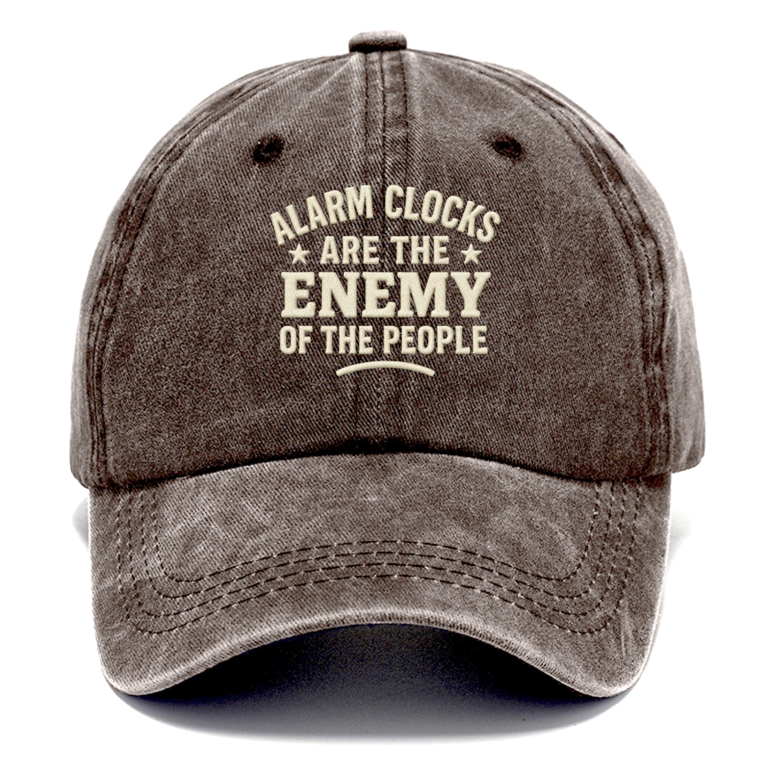 alarm clocks are the enemy of the people Hat