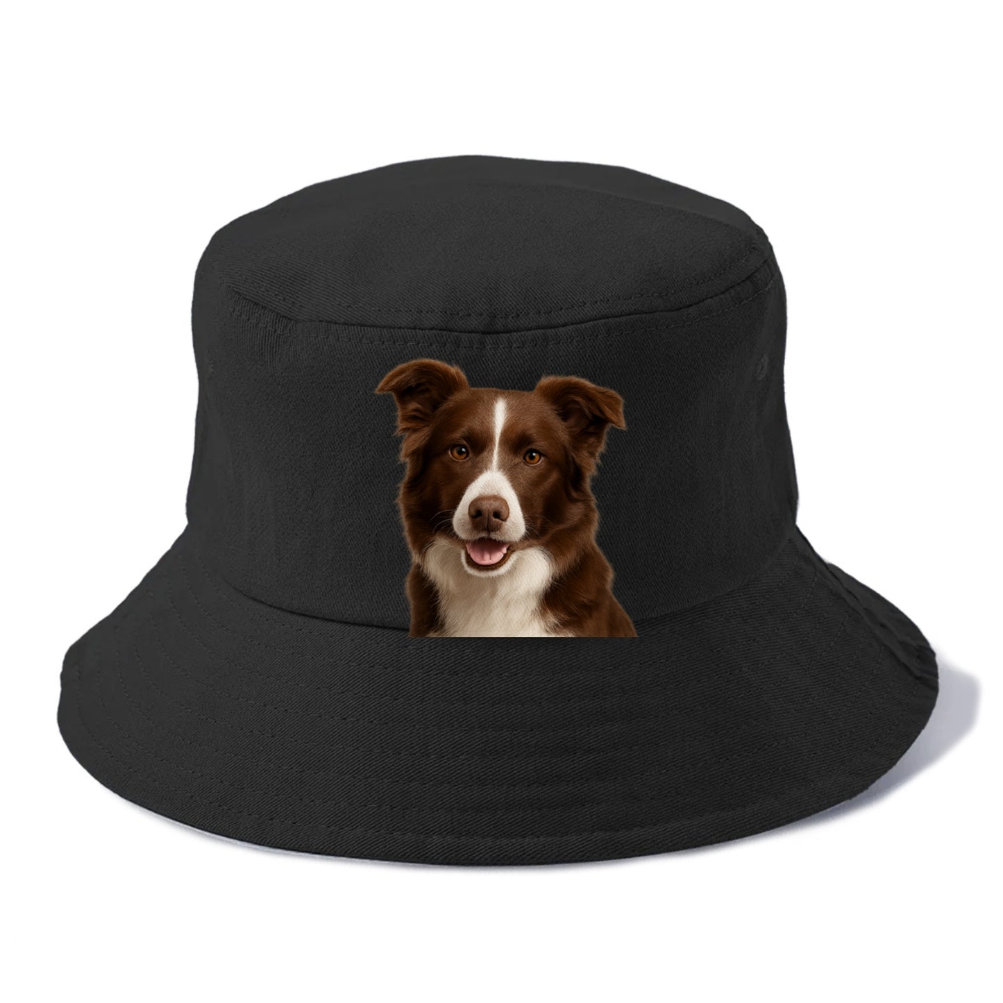 chocolate border collie: sweet & smart devotion Hat