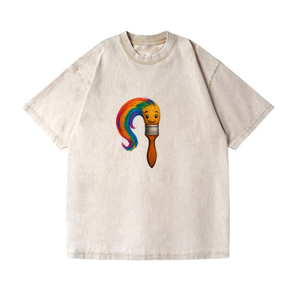 rainbow brushstrokes Hat