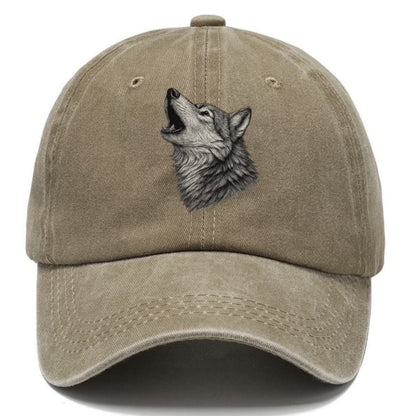 wolf howling Hat