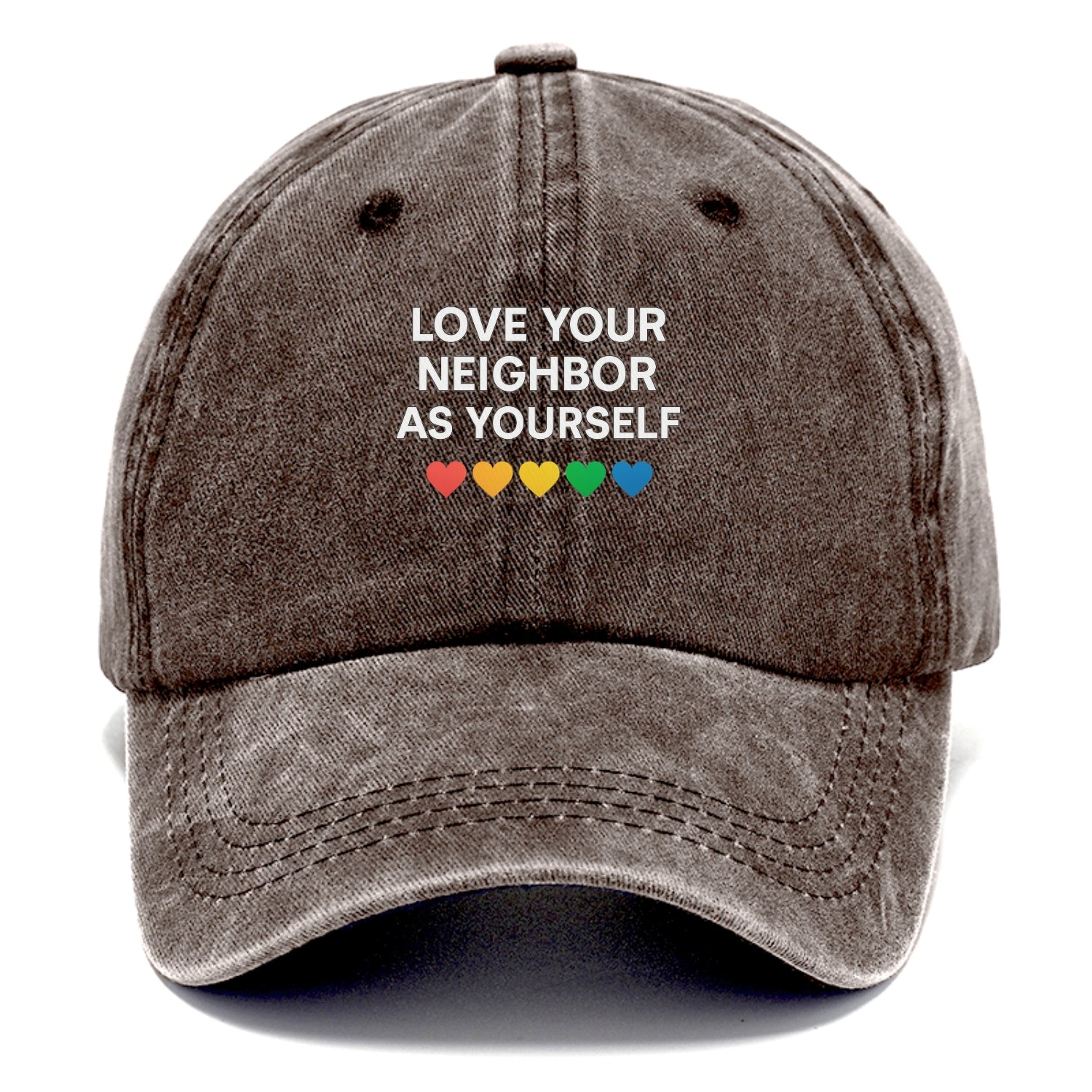 inspirational religious with lgbtq  pride Hat