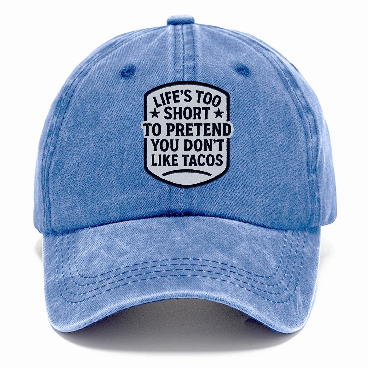 humorous food quote patch Hat