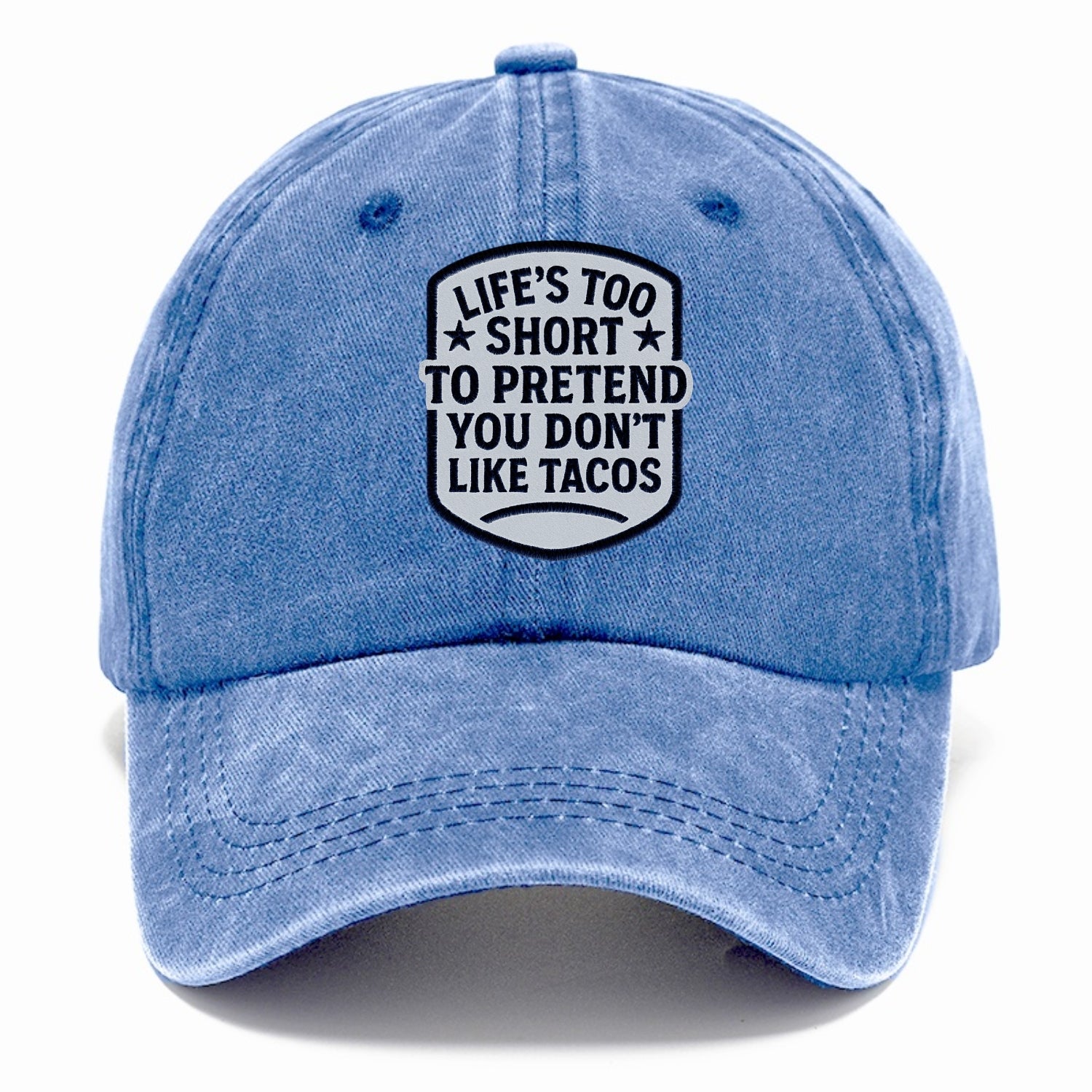 humorous food quote patch Hat