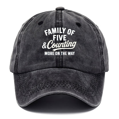 family of five and counting Hat